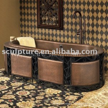 Abstract Art Hotel Copper Decoration Bathtub Hotel And Home